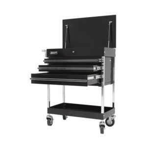 Homak Pro Series 34″ 3 Drawer Flip Top Service Cart