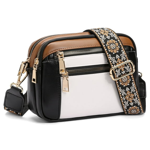 Multi-Zip Crossbody Bag - Multicolor